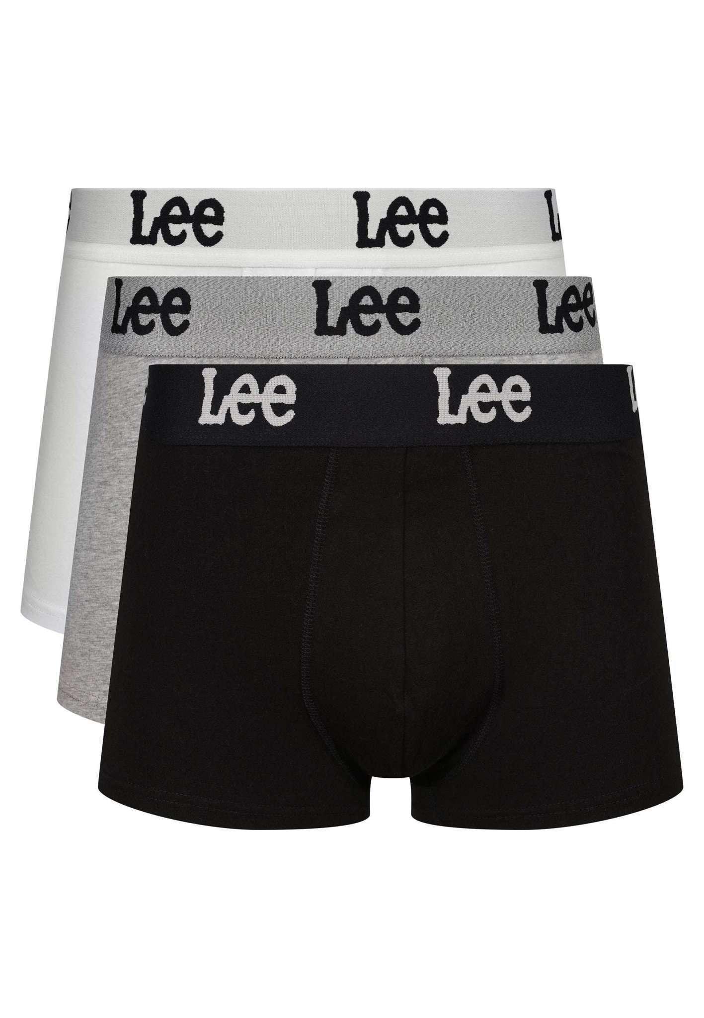 Lee - Panties 3 Pack Trunks Gannon, für Herren, Schwarz, Größe S von Lee