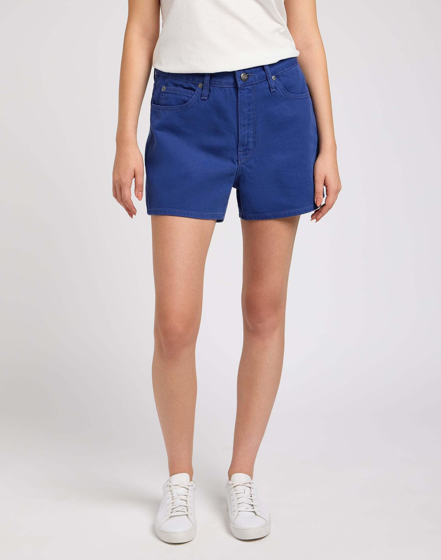 Lee - Shorts Carol Short, für Damen, Blau, Größe W24 von Lee