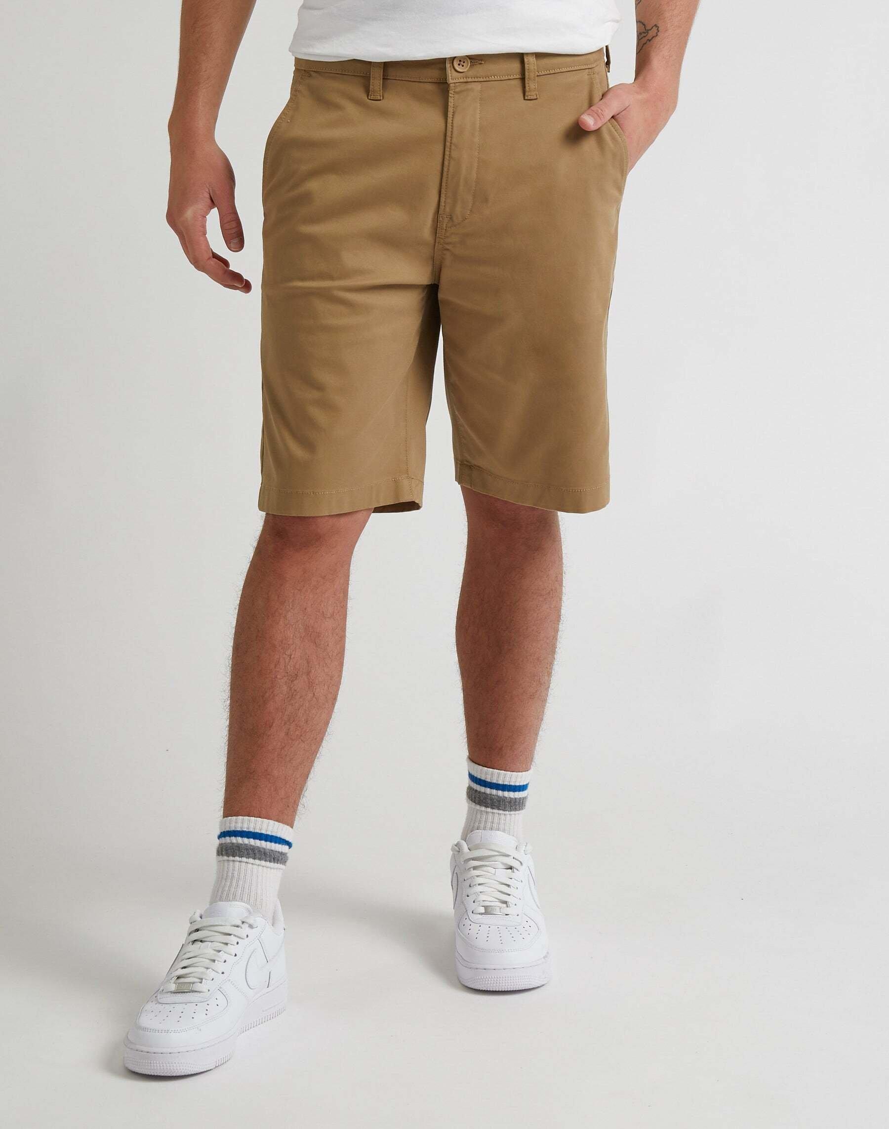 Lee - Shorts Regular Chino Short, für Herren, Braun, Größe W30 von Lee