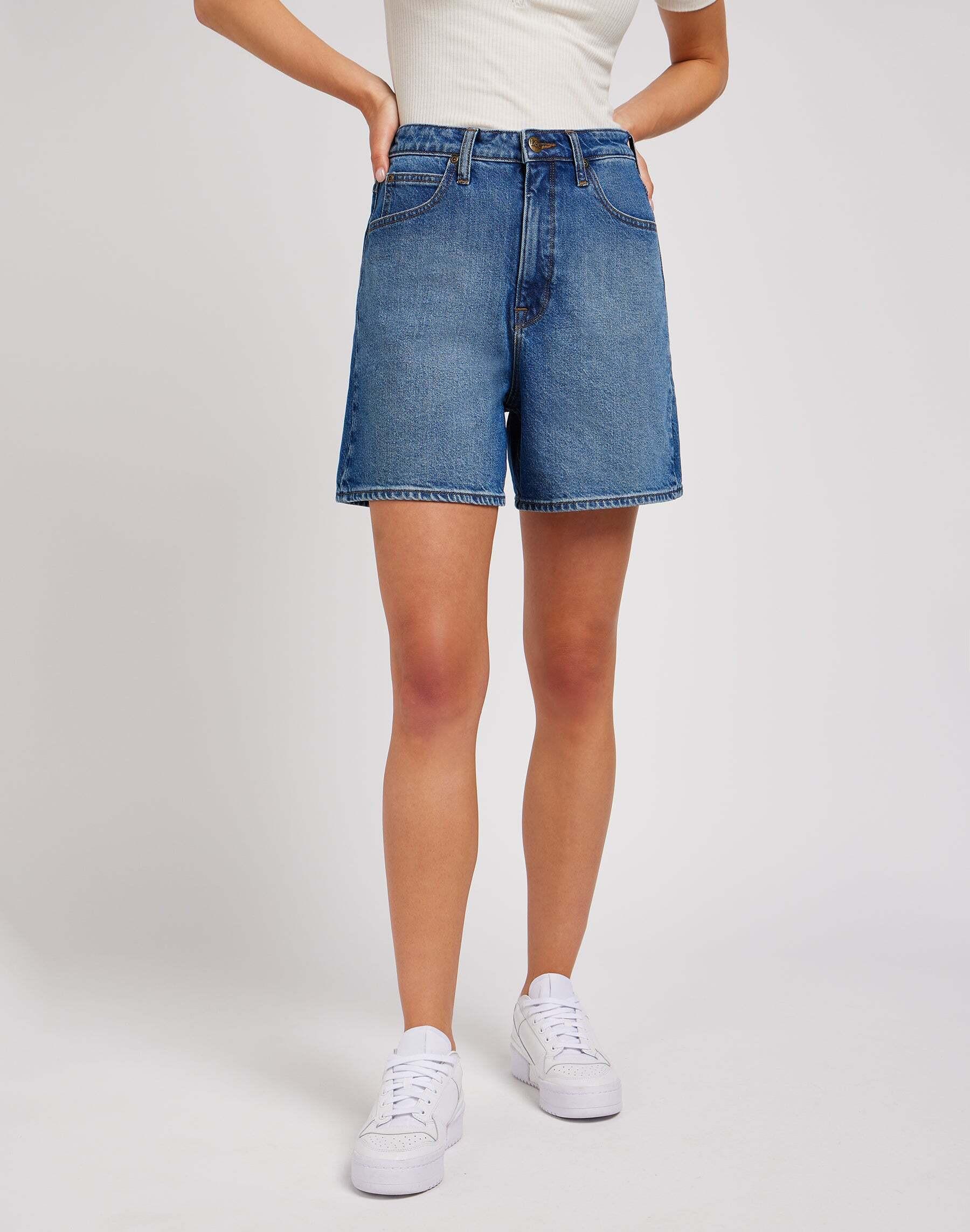 Lee - Shorts Stella Short, für Damen, Blau, Größe W25 von Lee