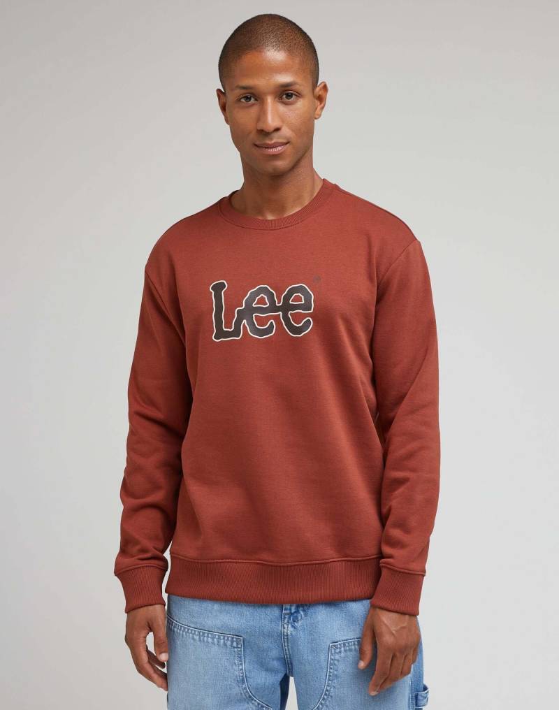 Sweatshirts Core Sweatshirt Herren Rot Bunt L von Lee