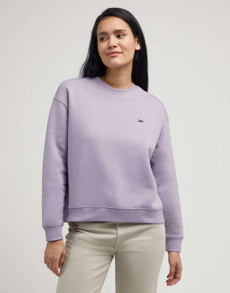 Sweatshirts Crew Sweatshirt Damen Violett S von Lee