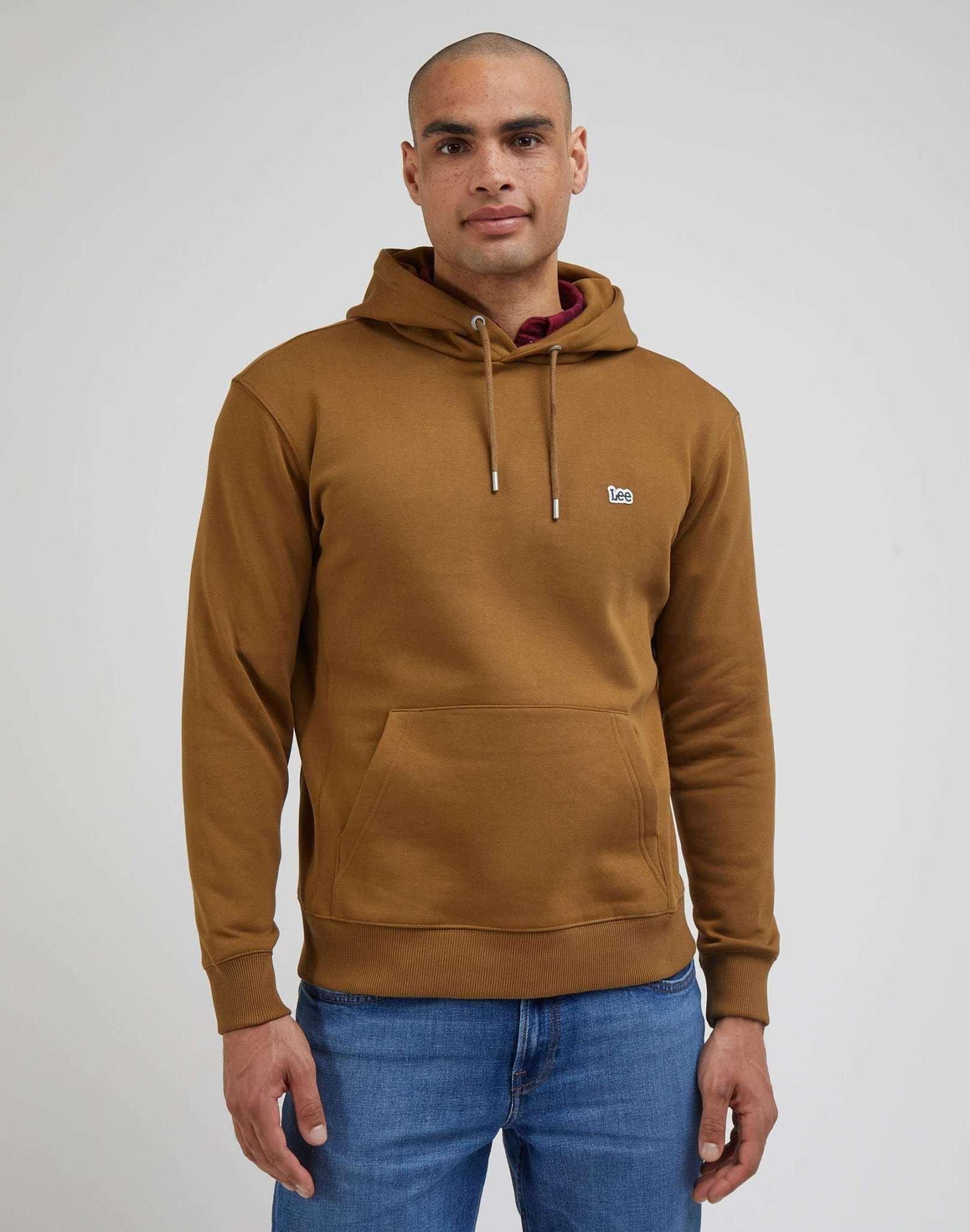 Lee - Sweatshirts Plain Hoodie, für Herren, Beige, Größe S von Lee