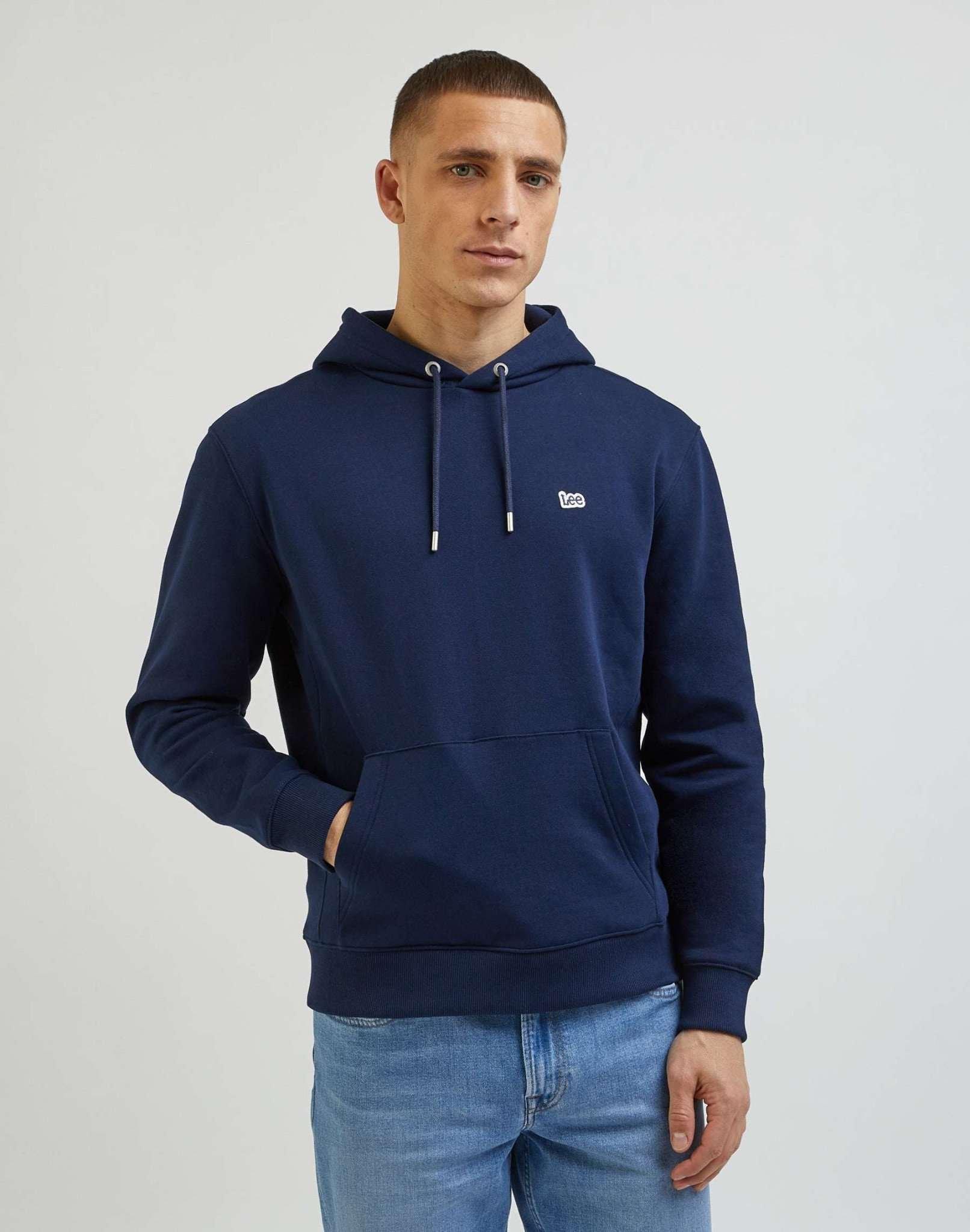 Lee - Sweatshirts Plain Hoodie, für Herren, Blau, Größe XL von Lee