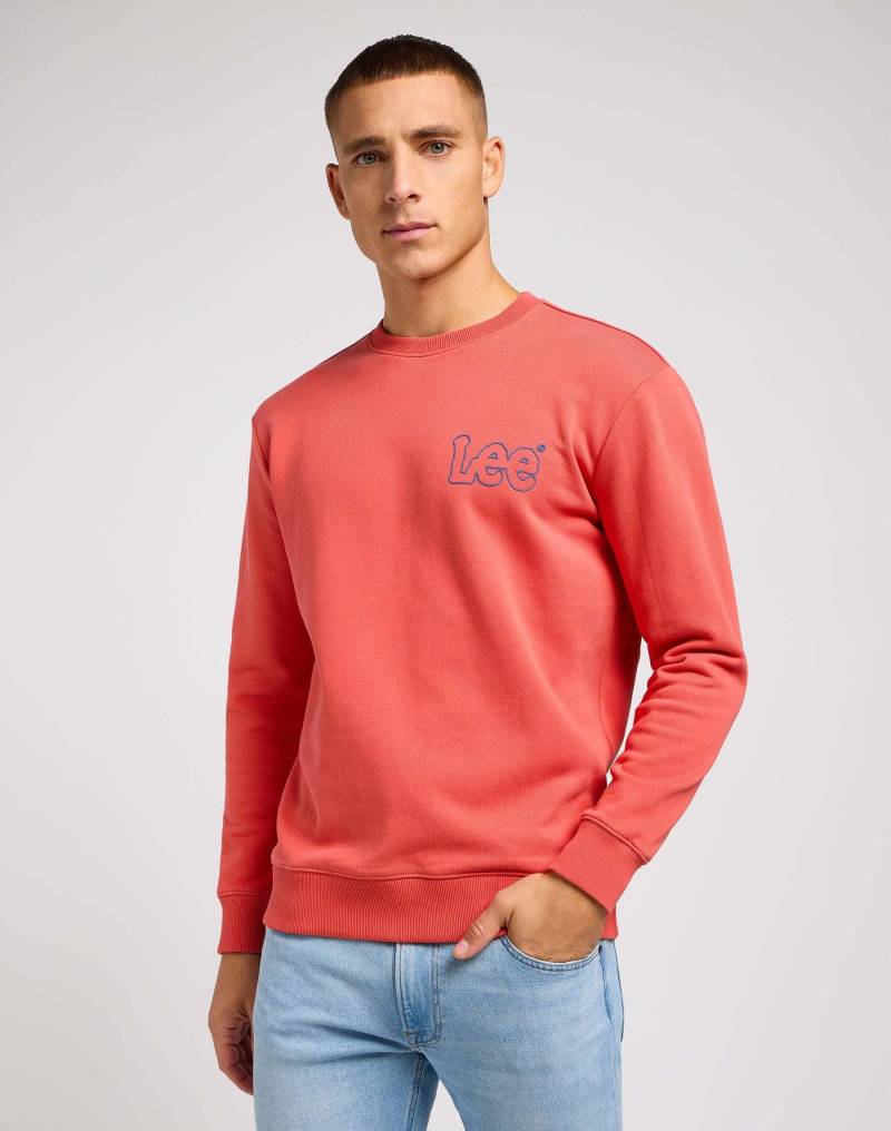 Sweatshirts Wobbly Sweater Herren Orange S von Lee