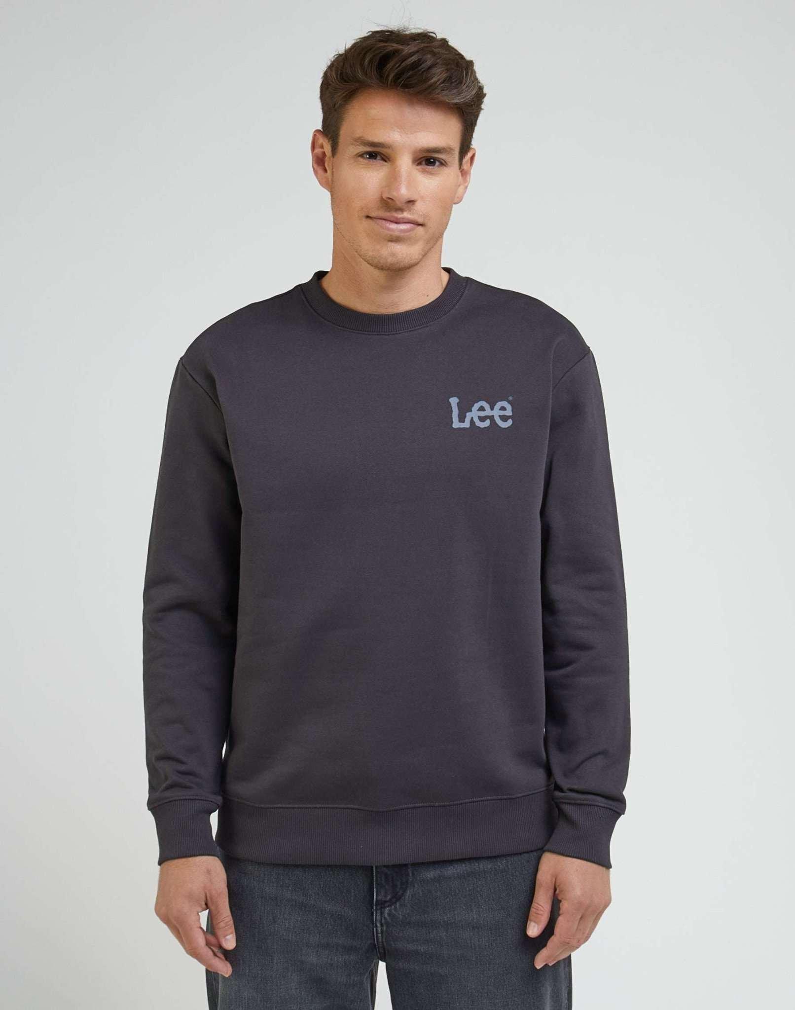 Sweatshirts Wobbly Sweatshirt Herren Schwarz M von Lee