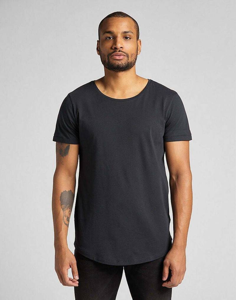 T-shirt Shaped Herren Schwarz S von Lee