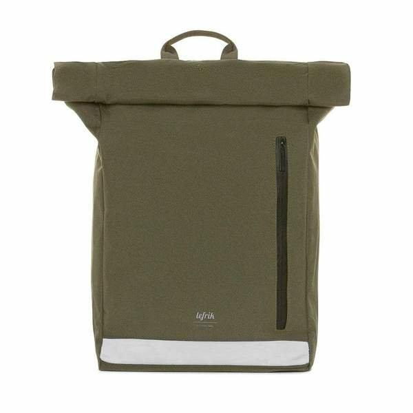 Reflective Roll Rucksack Lässiger Rucksack Olive Polyester, Thermoplastisches Elastomer (tpe) Herren Grün ONE SIZE von Lefrik