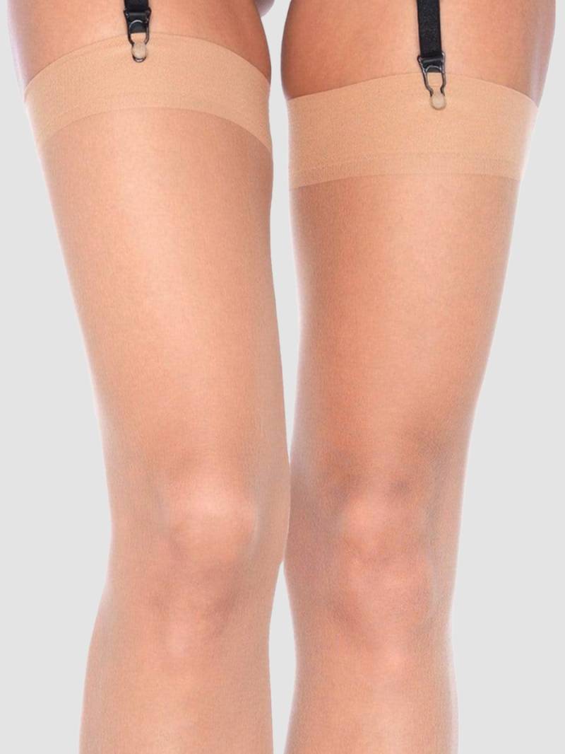 Leg-avenue Sheer Classic Plus Size Strümpfe, Nude - Amorana von Leg Avenue