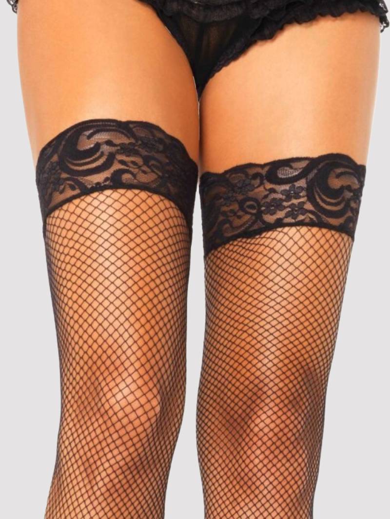 Leg-avenue Stay-up Halterlose Strümpfe, Schwarz - Amorana von Leg Avenue