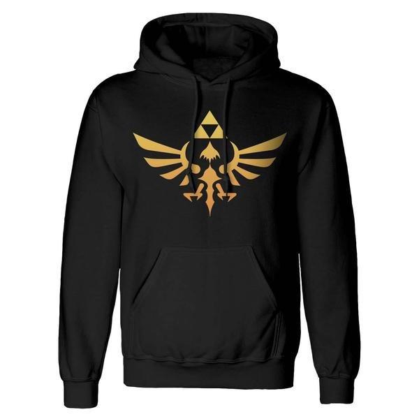 Hoodie Zum Überziehen Damen Schwarz M von Legend Of Zelda