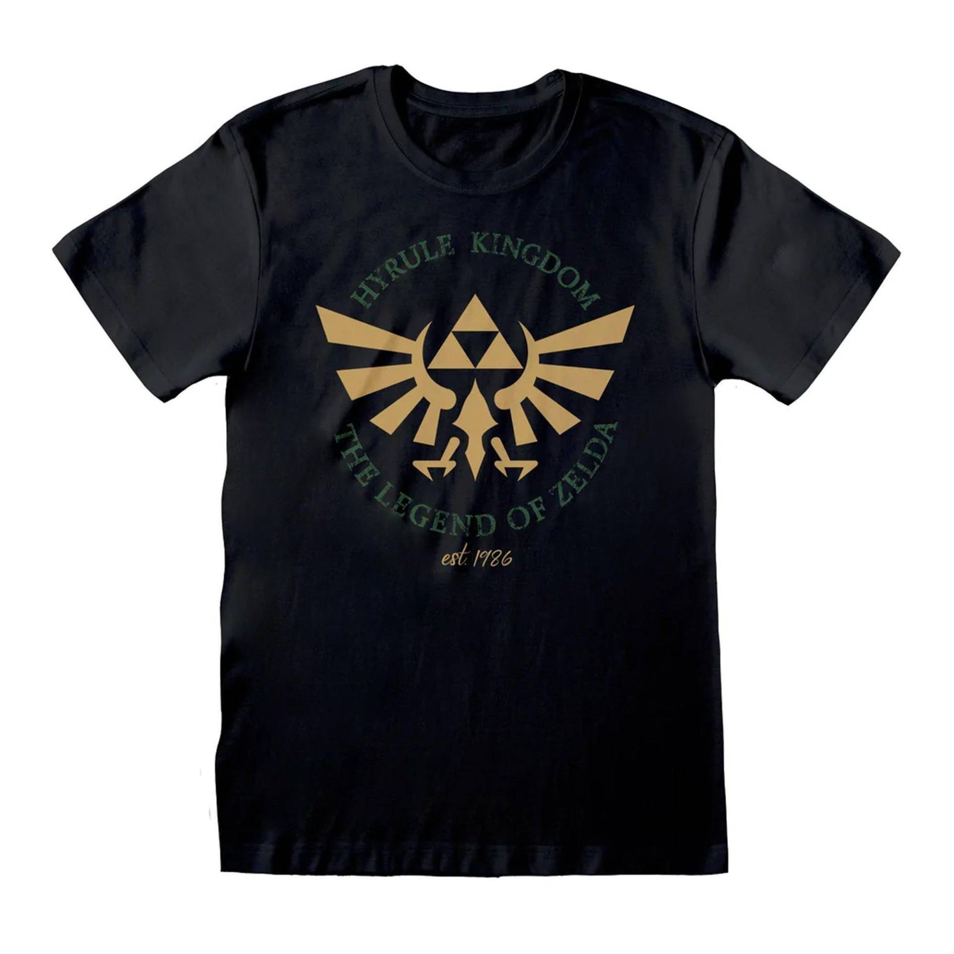 Hyrule Kingdom Tshirt Damen Schwarz L von Legend Of Zelda