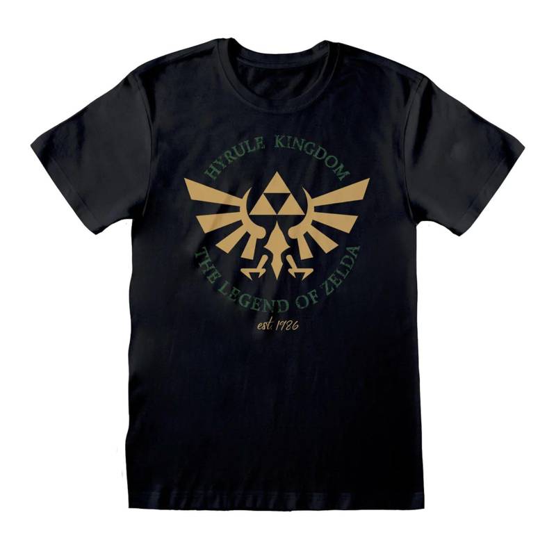 Hyrule Kingdom Tshirt Damen Schwarz XL von Legend Of Zelda