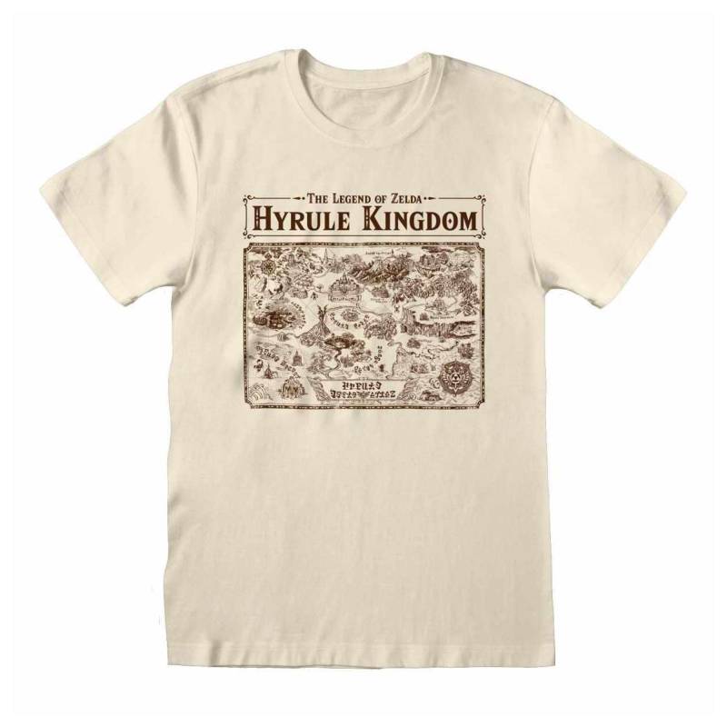 Map Of Hyrule Tshirt Damen Sand S von Legend Of Zelda