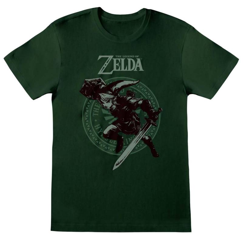 Tshirt Damen Grün L von Legend Of Zelda