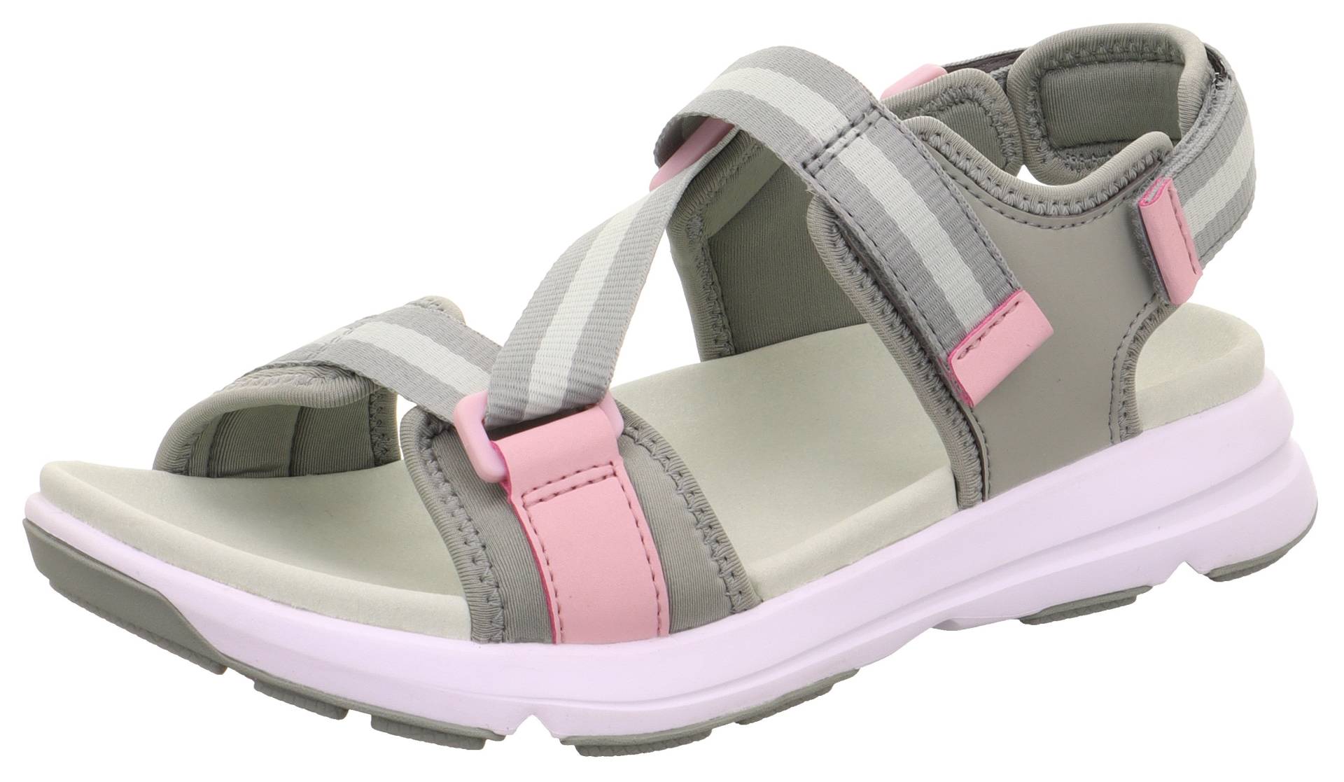 Legero Riemchensandale »LIBERTY«, Sommerschuh, Sandalette, Keilabsatz, im Materialmix von Legero