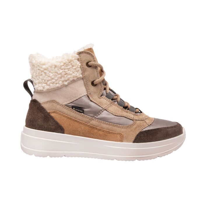 Legero Schnürstiefel für Damen aus Veloursleder, beige von Legero