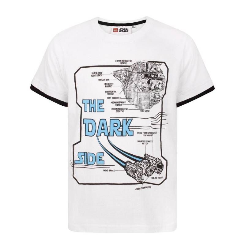 The Dark Side T-shirt Jungen Weiss Bedruckt 104 von LEGO®