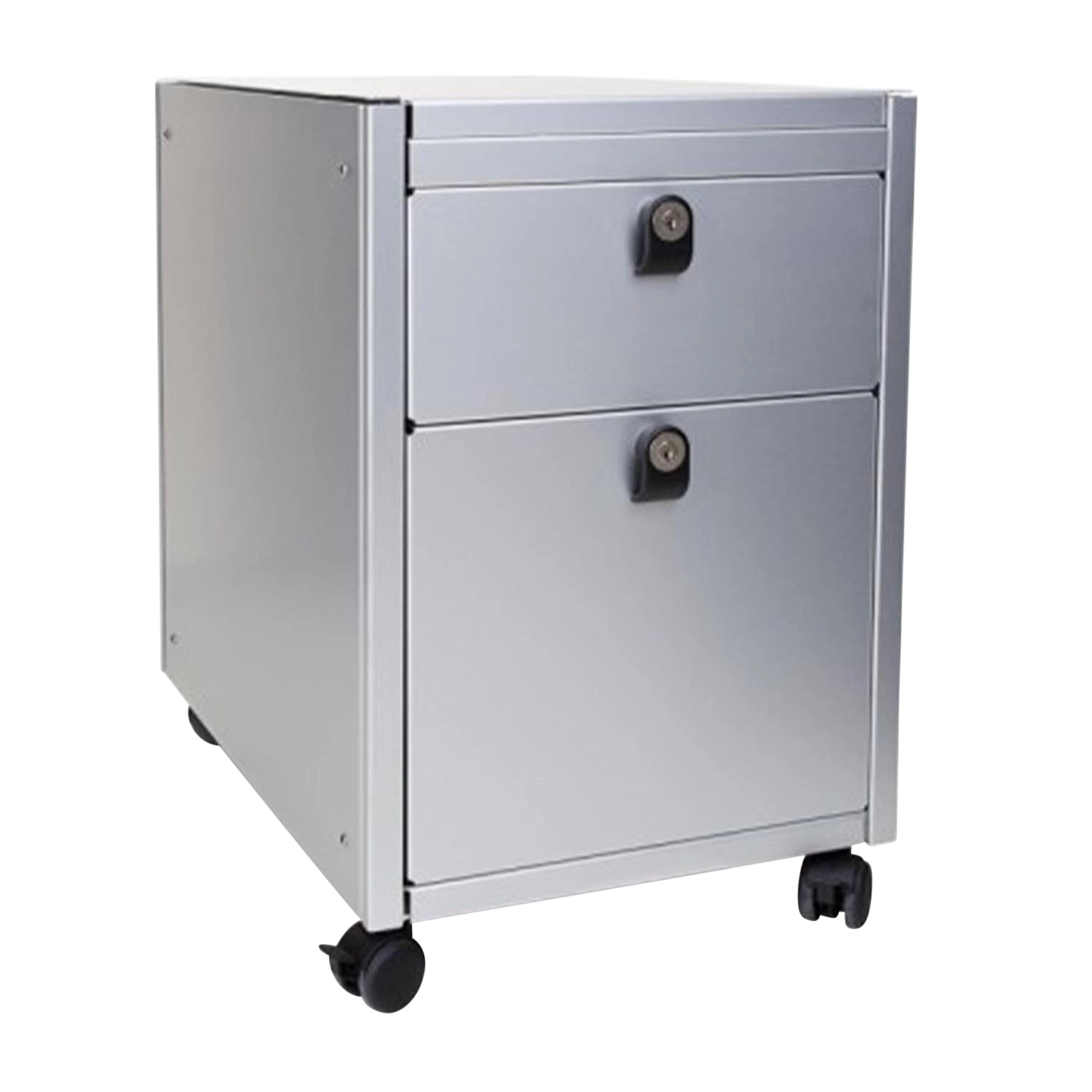 Office-Rollkorpus, Farbe weiss, Schubladen 3 x a6, Griff mit schloss Office-Rollkorpus, Farbe weiss, Schubladen 3 x a6, Griff mit schloss von Lehni