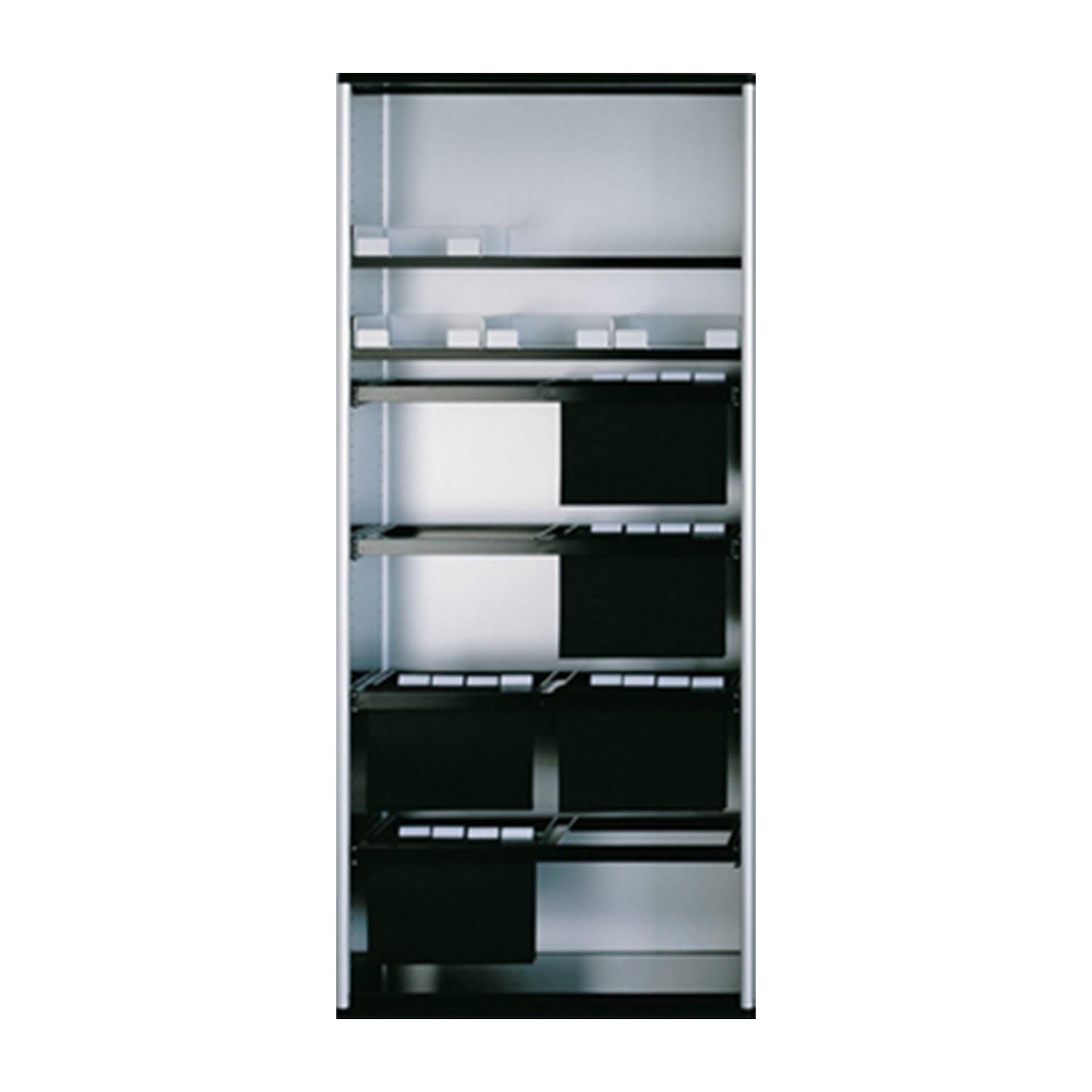 Regal, Farbe farblos eloxiert, Höhe/Tablare 149 cm/4 tablare Regal, Farbe farblos eloxiert, Höhe/Tablare 149 cm/4 tablare von Lehni