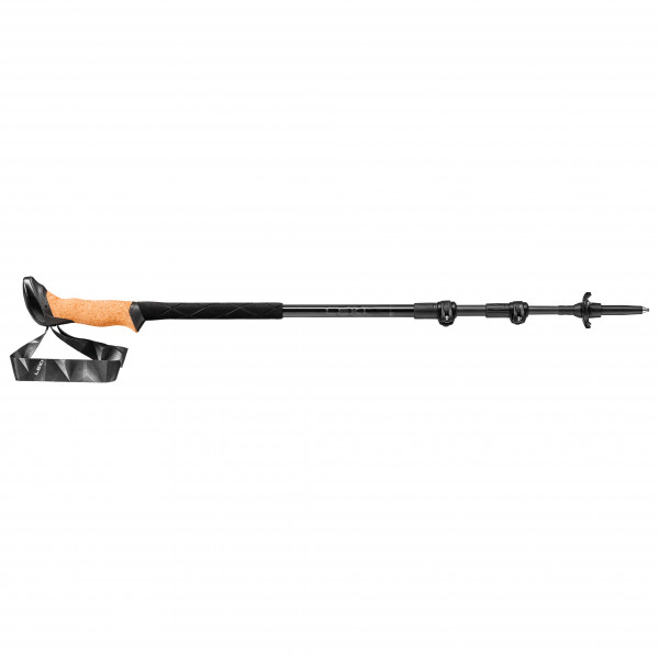 Leki - Black Series Carbon - Trekkingstöcke Gr 100 - 135 cm schwarz/grau von Leki