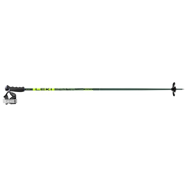 Leki - Detect S - Skistöcke Gr 120 cm olivgreen /gelb von Leki