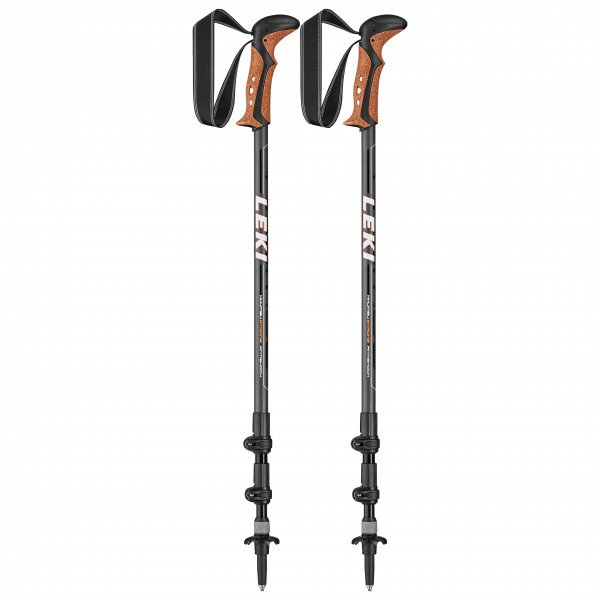 Leki - Khumbu Antishock - Trekkingstöcke Gr 110 - 145 cm grau/schwarz von Leki