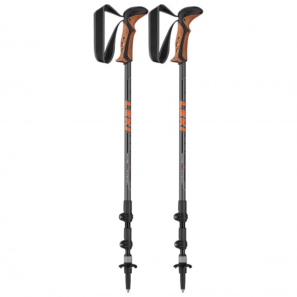 Leki - Khumbu Lite Antishock - Trekkingstöcke Gr 100 - 135 cm schwarz/grau von Leki