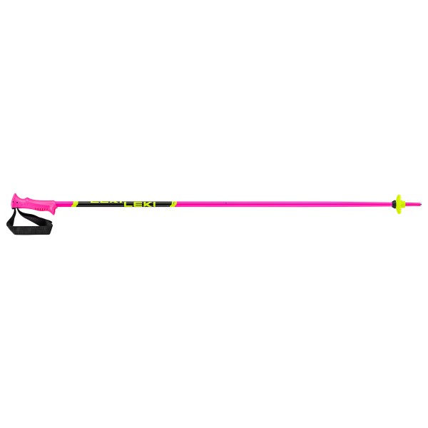 Leki - Kid's Racing Kids - Skistöcke Gr 100 cm rosa/gelb von Leki