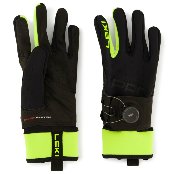 Leki - PRC Boa Shark - Handschuhe Gr 10;10,5;11;6;6,5;7;7,5;8;8,5;9;9,5 schwarz von Leki