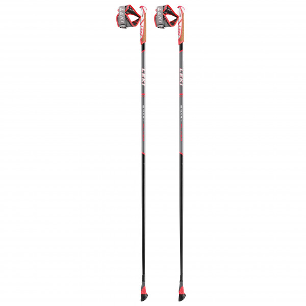 Leki - Smart Flash - Nordic Walking Stöcke Gr 105 cm;125 cm;130 cm grau/weiß von Leki