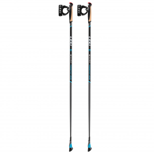 Leki - Smart Response - Nordic Walking Stöcke Gr 100 cm;105 cm;110 cm;115 cm;125 cm;130 cm grau/weiß von Leki