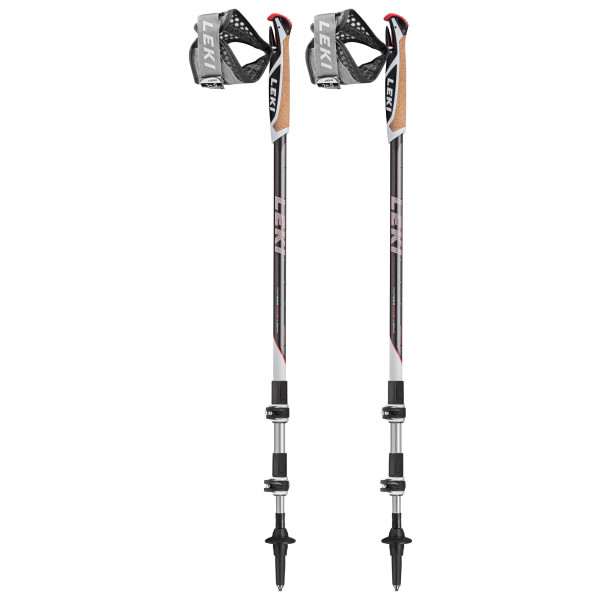 Leki - Traveller Alu - Nordic Walking Stöcke Gr 90 - 130 cm schwarz/gelb von Leki