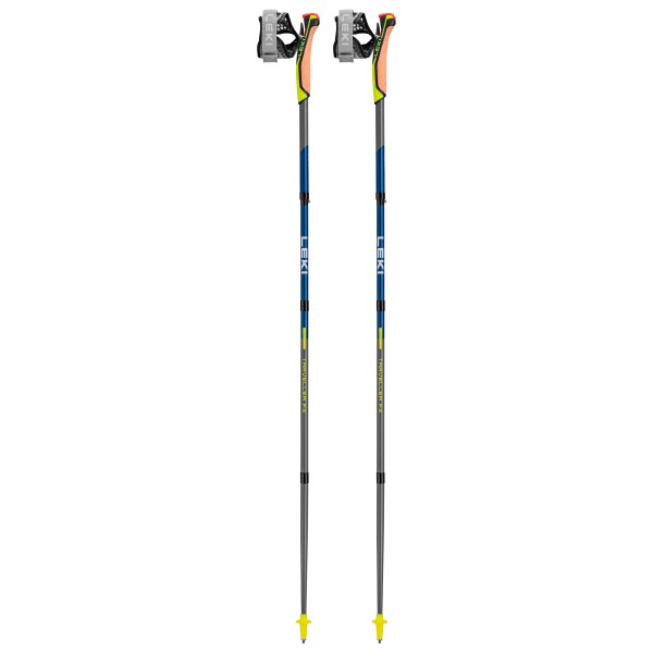 Leki - Traveller FX.One Carbon - Nordic Walking Stöcke Gr 110 cm grau/gelb von Leki