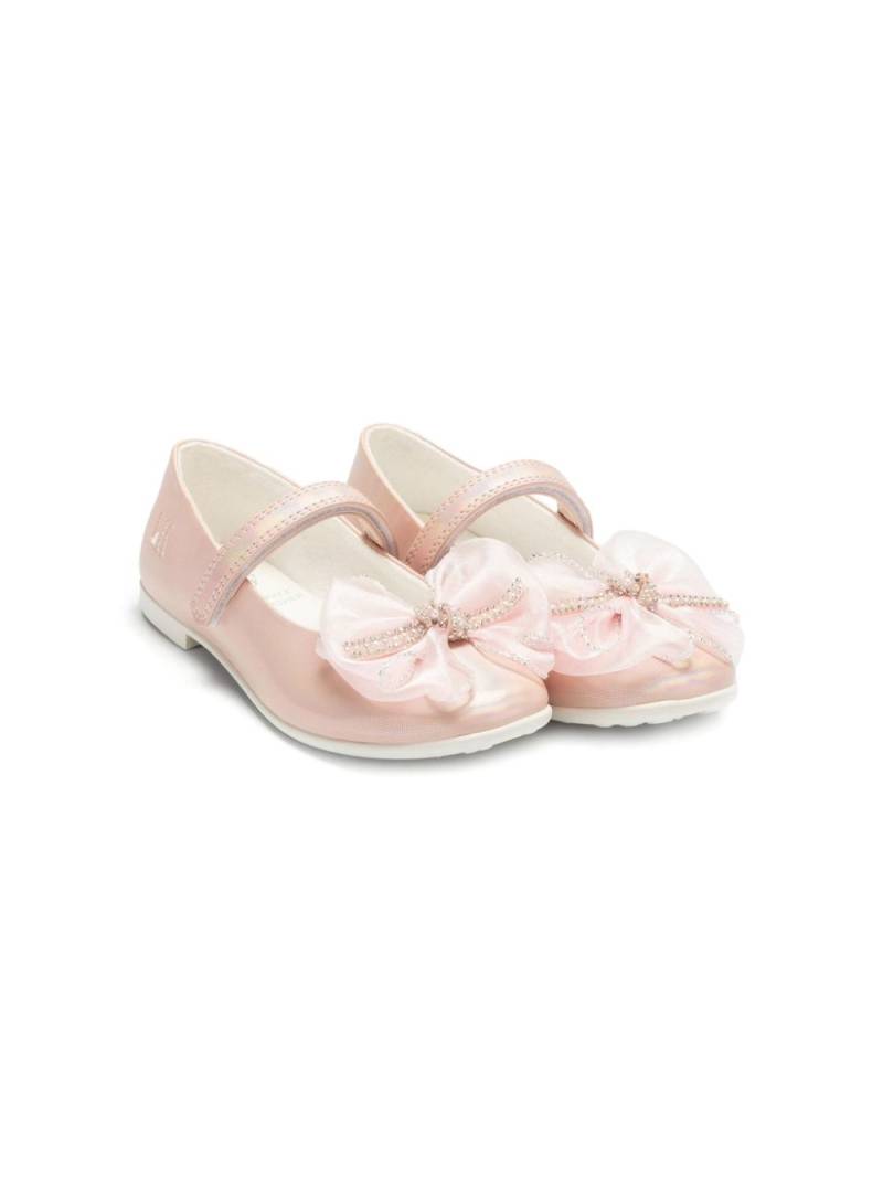 Lelli Kelly bow-detail touch-strap ballerina shoes - Pink von Lelli Kelly