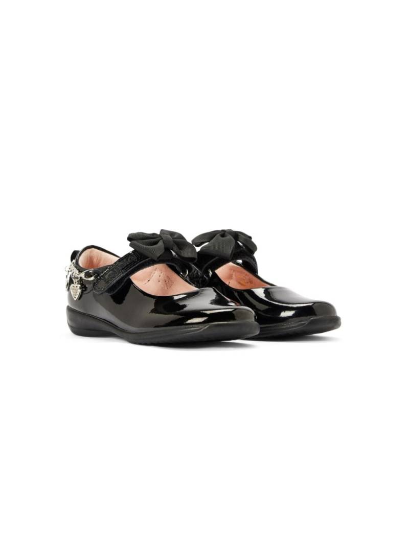 Lelli Kelly chain-link detail patent leather school shoes - Black von Lelli Kelly