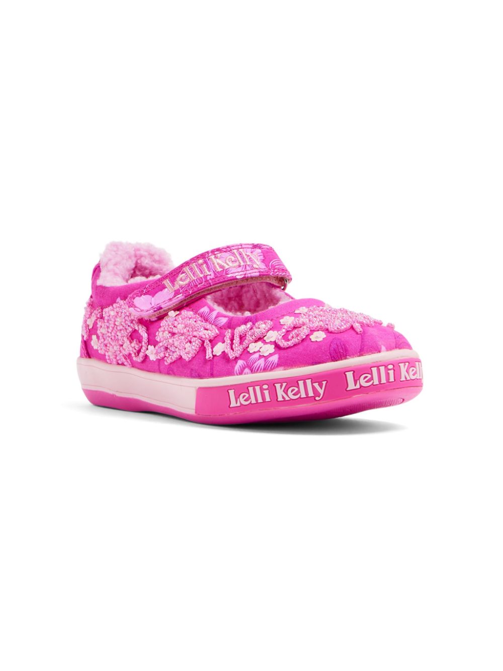 Lelli Kelly logo-embroidered bead-embellished sneakers - Pink von Lelli Kelly