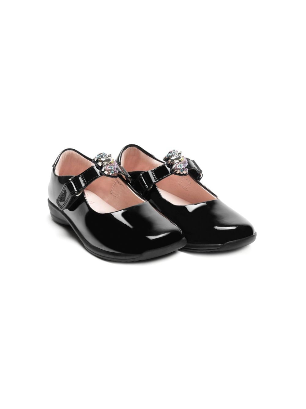 Lelli Kelly unicorn-motif appliqué ballerinas - Black von Lelli Kelly