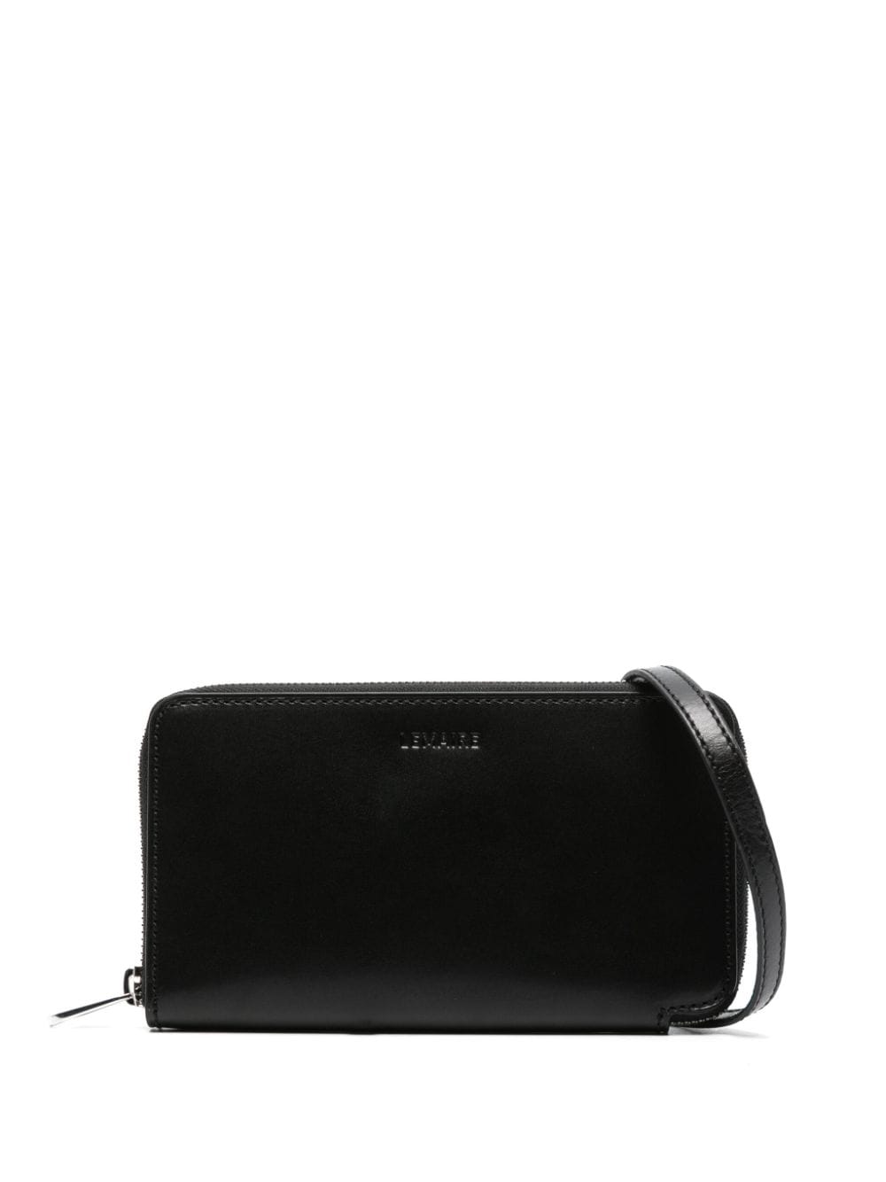 LEMAIRE Continental leather wallet - Black von LEMAIRE