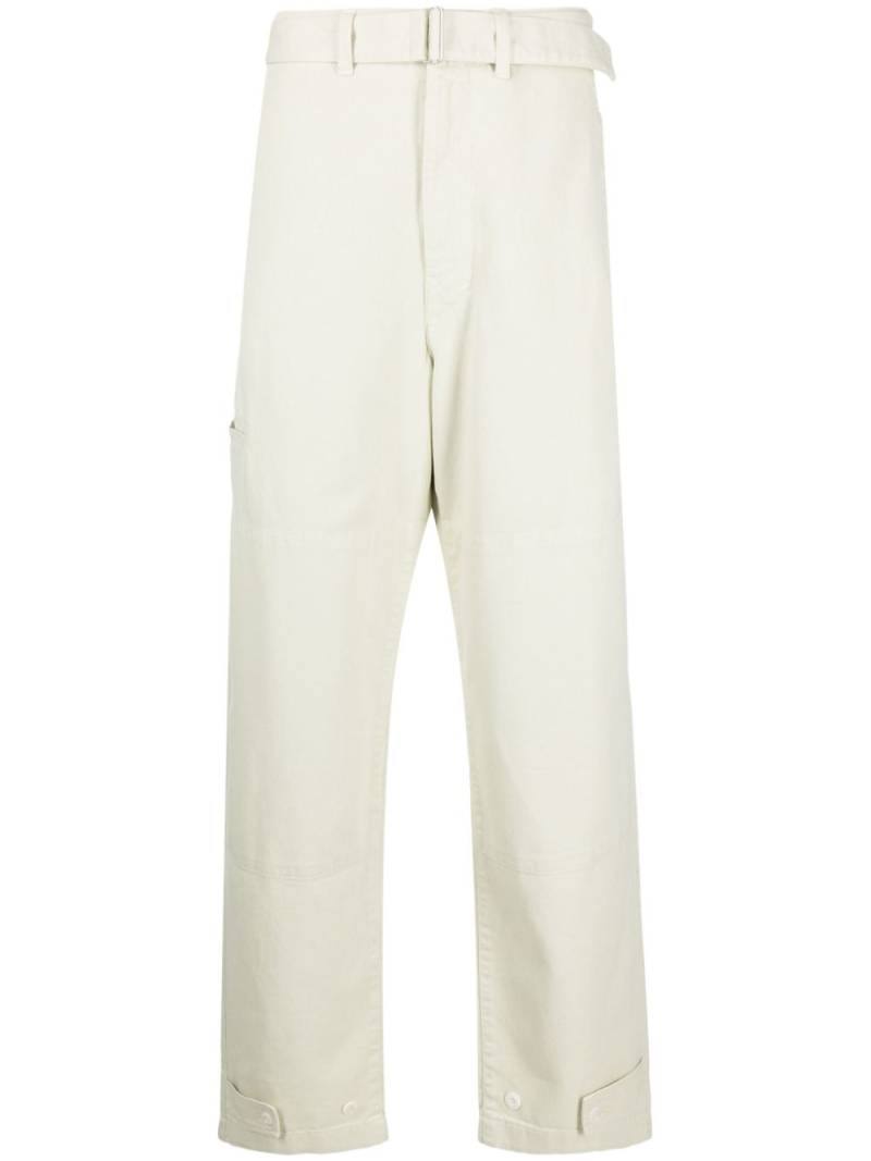 LEMAIRE belted straight-leg jeans - Green von LEMAIRE