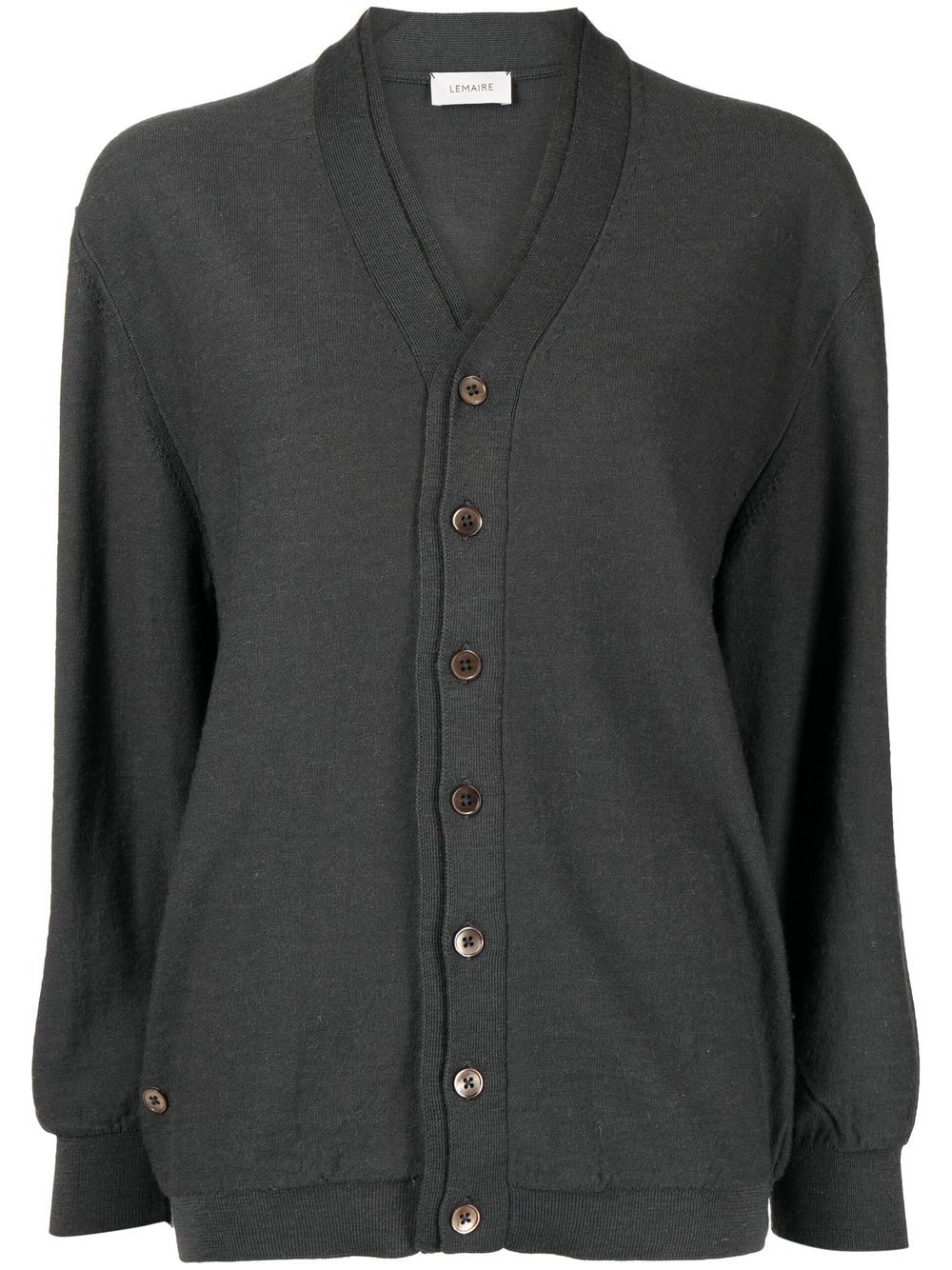 LEMAIRE button-up knitted cardigan - Grey von LEMAIRE