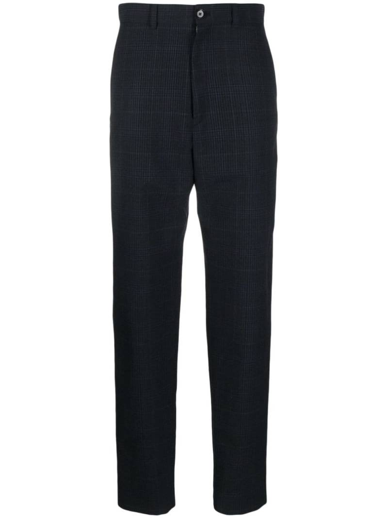 LEMAIRE check-pattern tapered trousers - Black von LEMAIRE