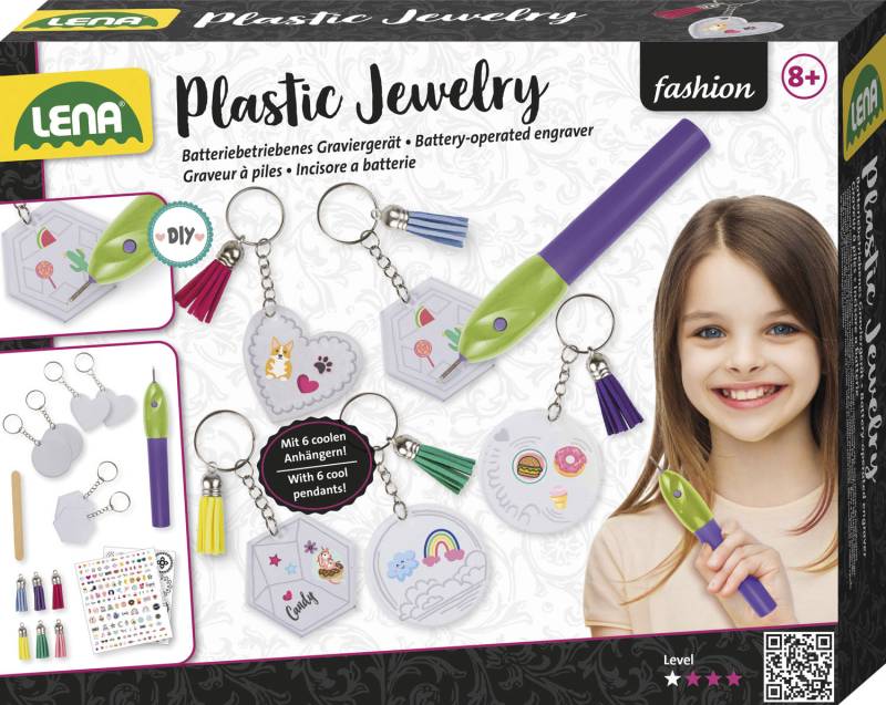 Lena® Kreativset »Schlüsselanhänger Plastic Jewelry« von Lena®