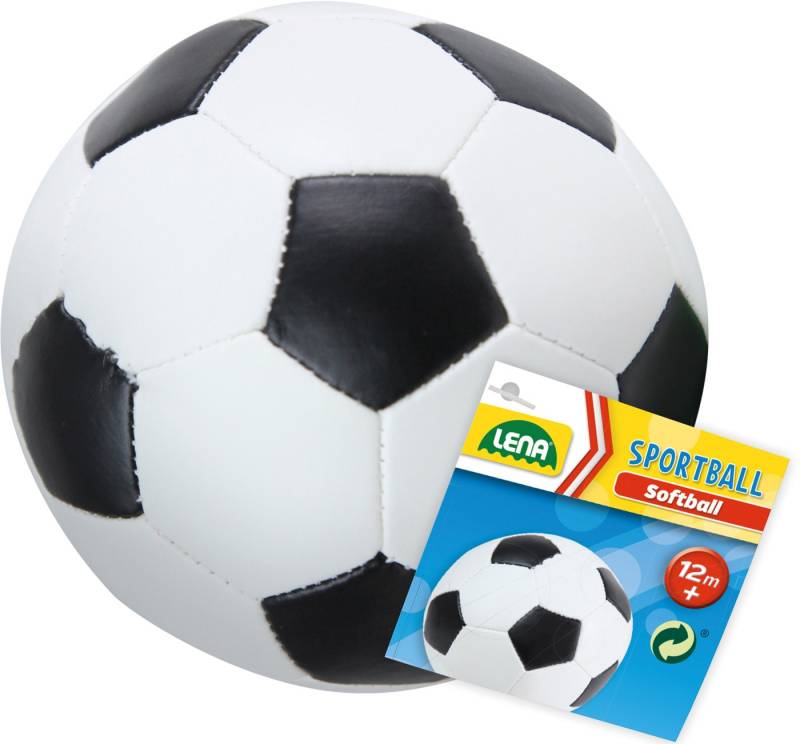 Lena® Softball »Soft-Fussball 18 cm, schwarz/weiss«, Made in Europe von Lena®