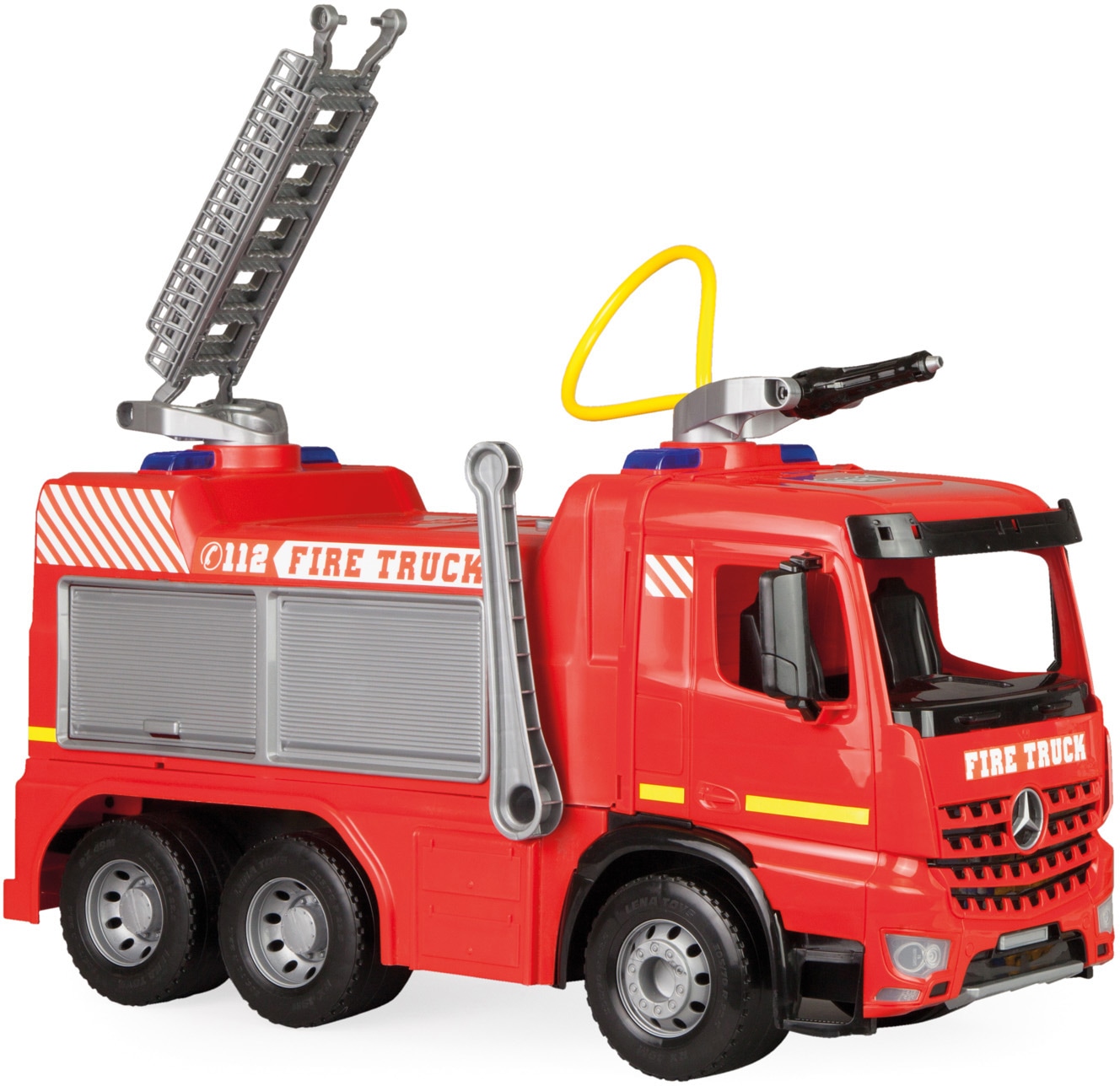 Lena® Spielzeug-Feuerwehr »Giga Trucks, Aufsitz-Feuerwehr Arocs«, Made in Europe von Lena®