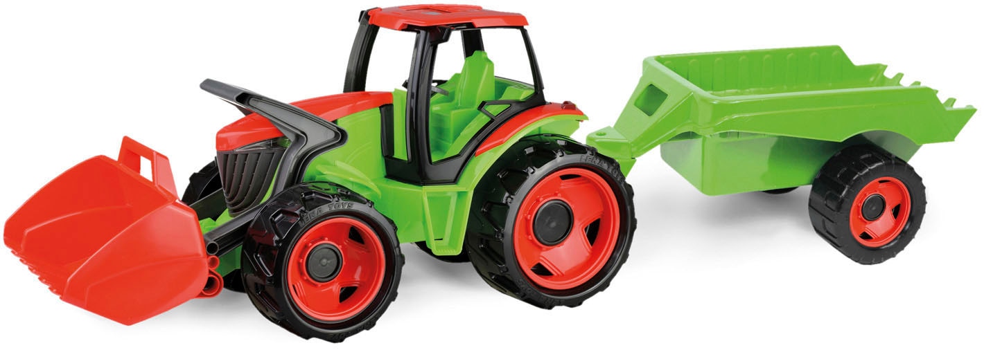 Lena® Spielzeug-Traktor »Giga Trucks Traktor mit Frontlader & Anhänger«, Made in Europe von Lena®