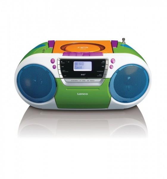 SCD-681 DAB+ Kinder Radio bunt von Lenco