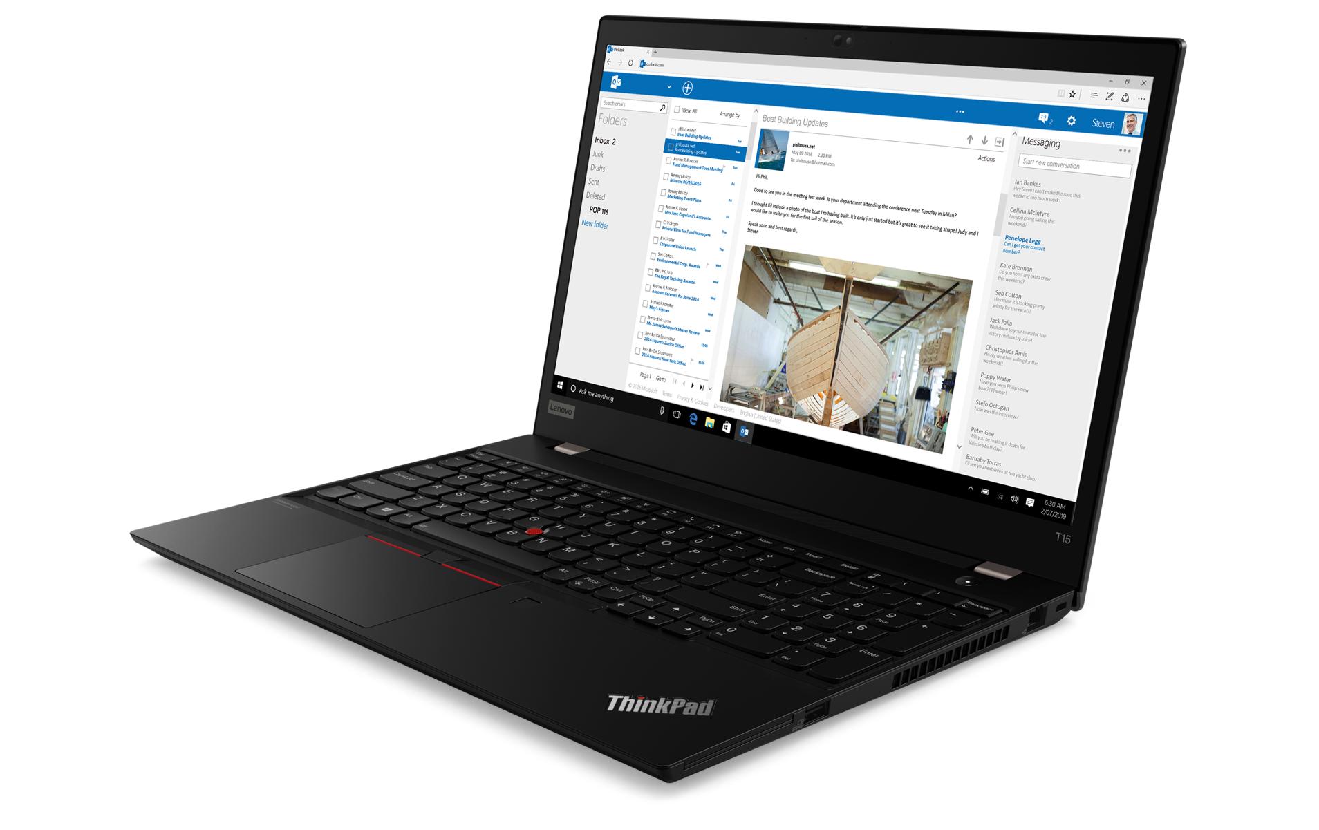 Lenovo Notebook »ThinkPad T15 Gen. 1«, / 15,6 Zoll, Intel, Core i5, 256 GB SSD von Lenovo