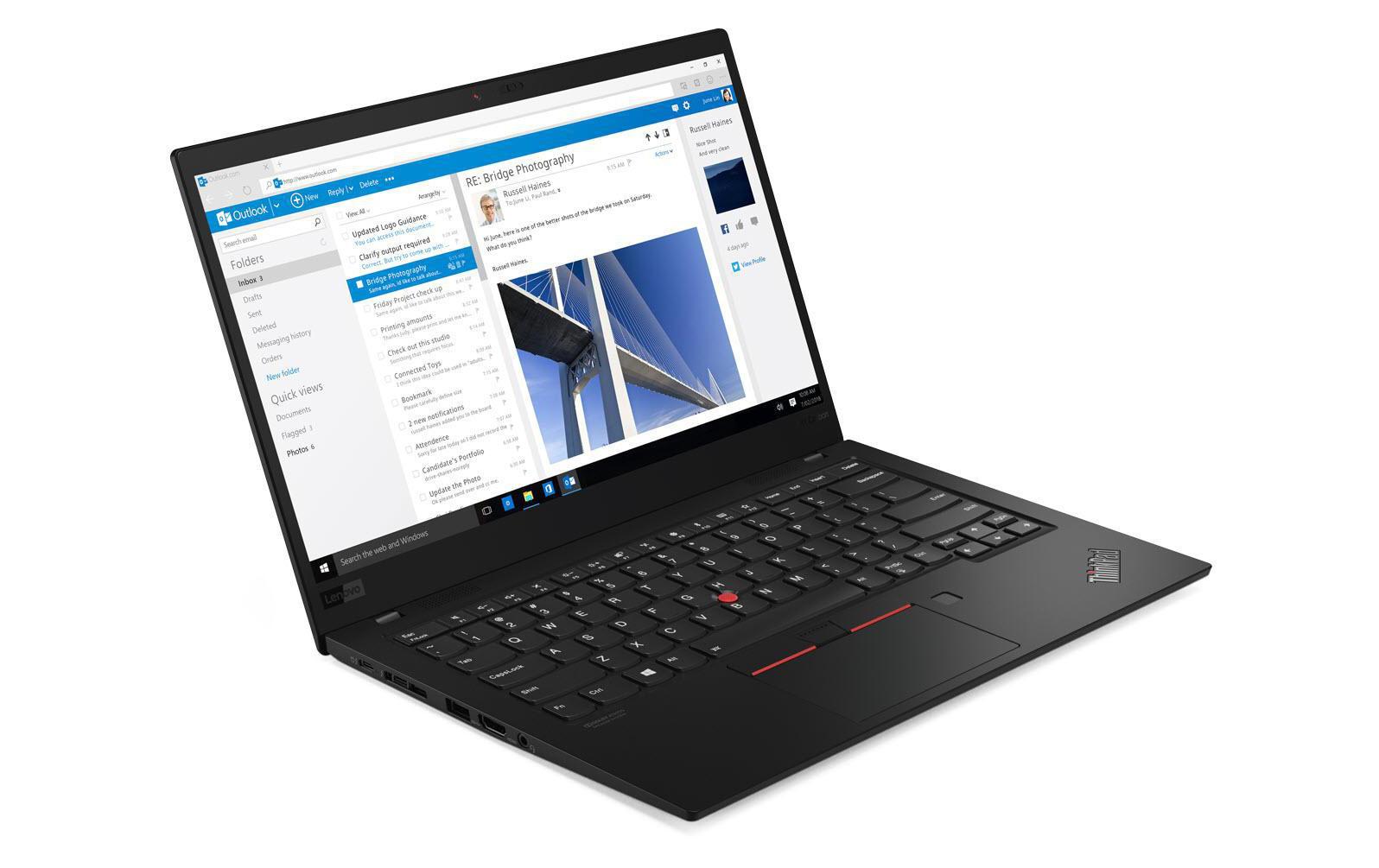 Lenovo Notebook »ThinkPad X1 Carbon Gen. 7 LTE«, / 14 Zoll, Intel, Core i7, 16 GB HDD, 256 GB SSD von Lenovo