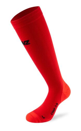 Lenz Compression Socks 2.0 - merino red (Grösse: L) von Lenz